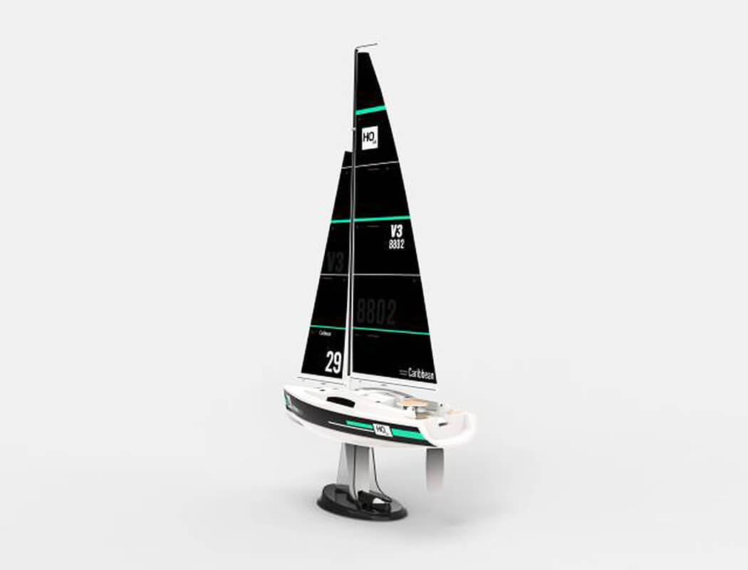 Joysway Caribbean Yacht Black RTR V3 JY8802V3