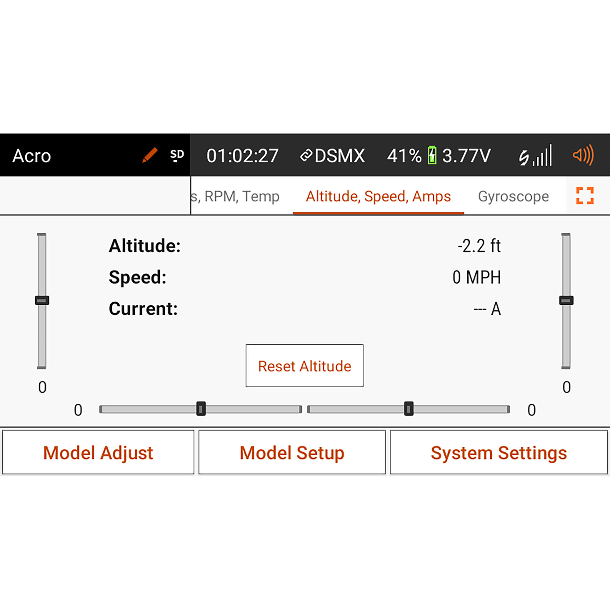 Spektrum Aircraft Telemetry Airspeed Indicator P-SPMA9700