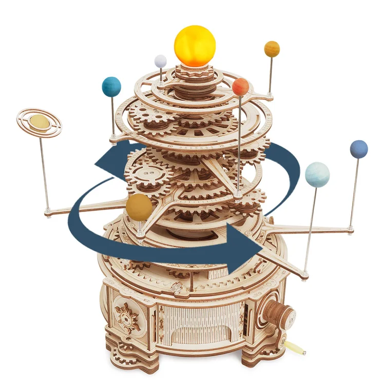 Rokr Mechanical Orrery ST001 3D Wooden Puzzle ST001