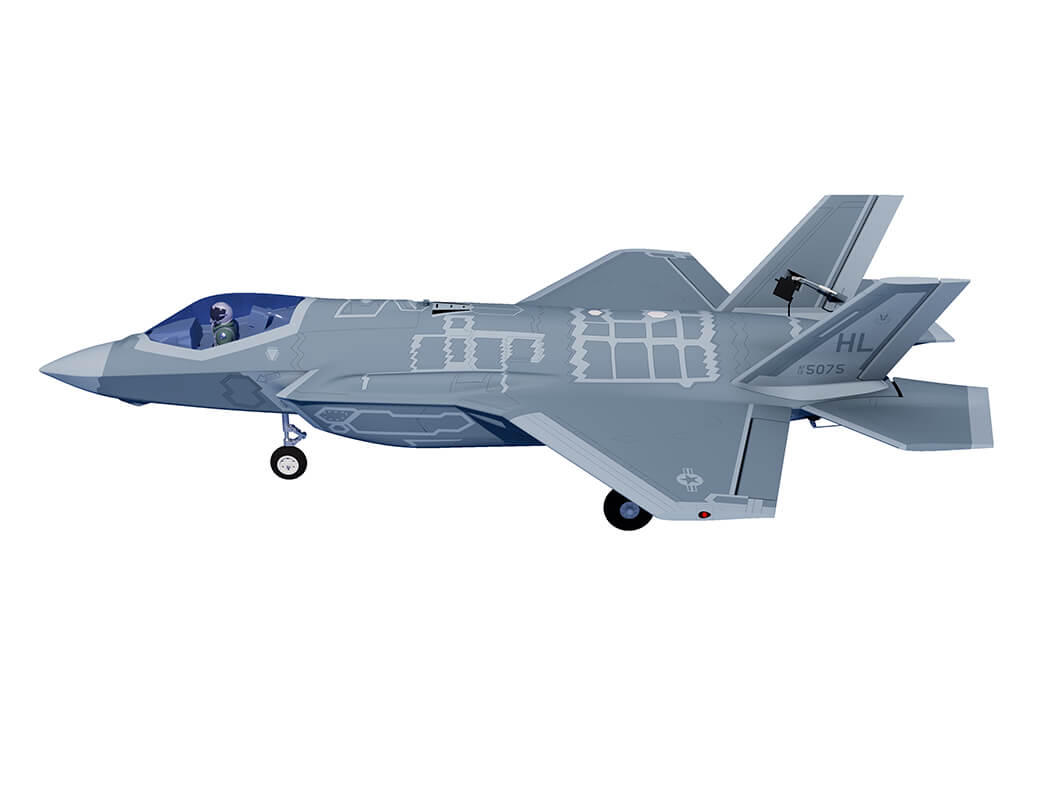 Xfly 64mm F-35 Lightning EDF 750mm w/ Retracts XF125P