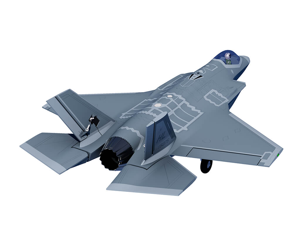 Xfly 64mm F-35 Lightning EDF 750mm w/ Retracts XF125P